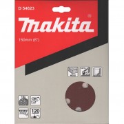 Makita D-54623 Диск шлифовальный 15 отверстий коричневый 150мм A120 10шт